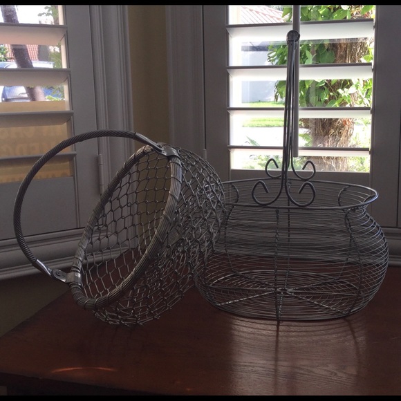 Vintage Decorative Wire Baskets - Picture 4 of 11